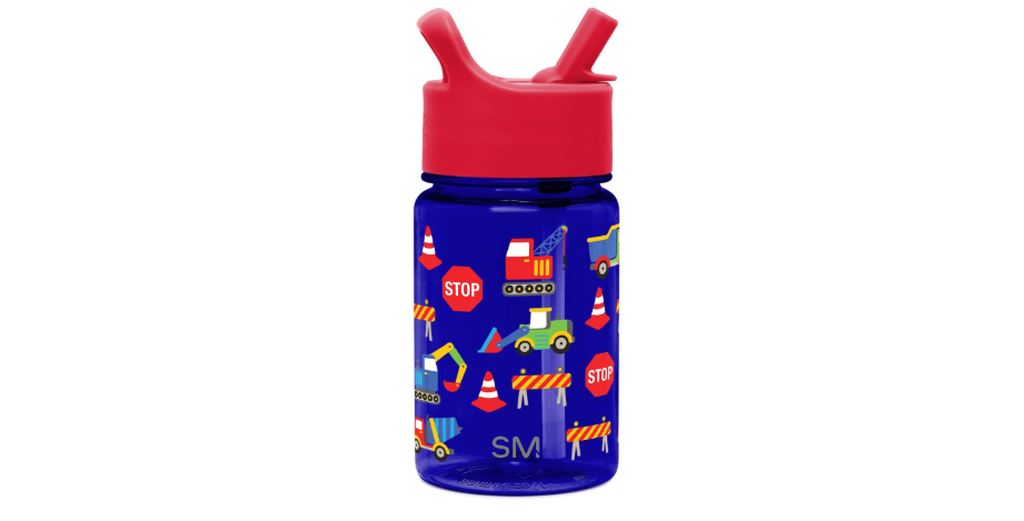 Simple Modern Kids Water Bottle Plastic BPA-Free Tritan Cup with Leak Proof Straw Lid | Reusable and Durable for Toddlers, Boys | Summit Collection | 12oz,...