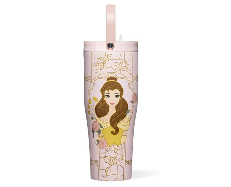  Corkcicle Go Cup XL - Leak-Proof Travel Tumbler - Triple Insulated Stainless Steel Water Bottle - Easy-Carry Handle - Summer Drinkware Gift - Keeps Drinks