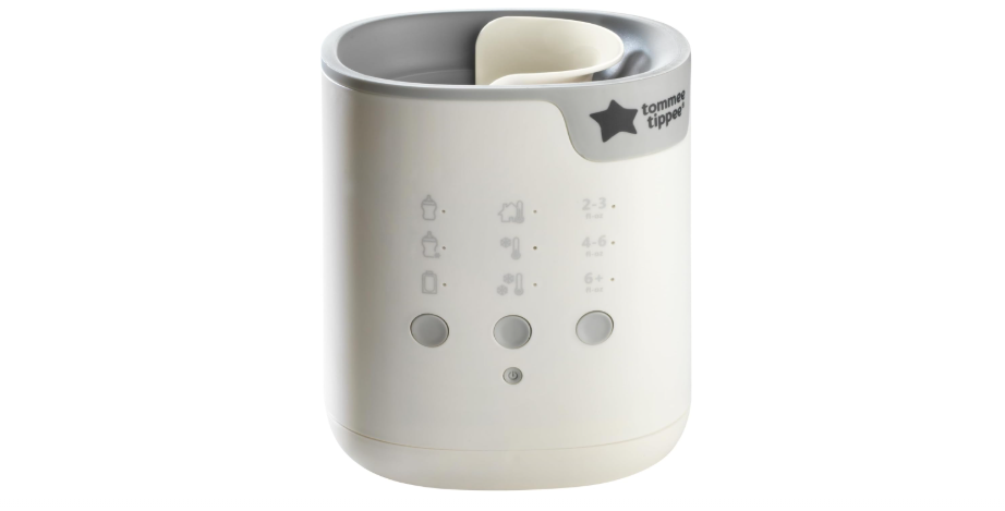 Tommee Tippee Baby Bottle and Food Warmer, Warms Breast Milk, Formula, Jars and Pouches to Body Temperature in Minutes, Automatic Timer, Touch Settings, White