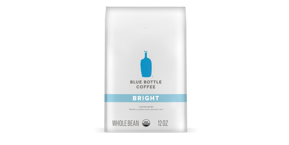 Blue Bottle Whole Bean Organic Coffee, Bright, Light Roast, 12 Ounce Bag (Pack of 1)