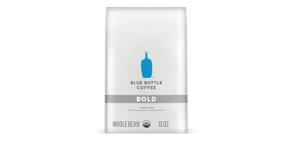 Blue Bottle Whole Bean Organic Coffee, Bold, Dark Roast, 12 Ounce bag (Pack of 1)