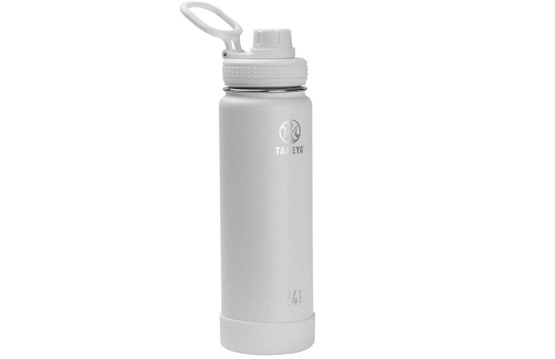 Takeya Actives Water Bottle with Spout Lid - Bottle with Double Stainless Steel Insulation - Dishwasher Safe & BPA-Free - Bottle with Spout Lid &.