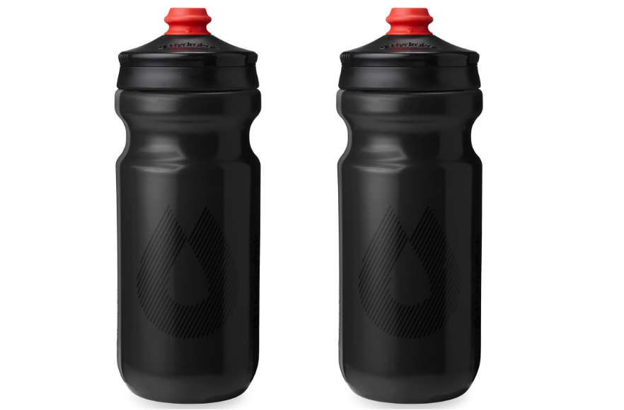 HydraPak Breakaway Surge Lightweight Bike Water Bottle 2-Pack (20oz, 25oz, 30oz) - High Flow, Cycling & Sports Squeeze Bottle