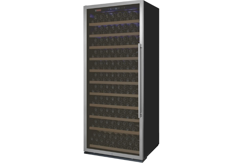  Allavino 32" Wide Vite II Tru-Vino 277 Bottle Single Zone Stainless Steel Left Hinge Wine Refrigerator