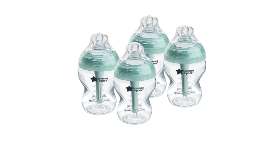 
Tommee Tippee Advanced Anti-Colic 9 Oz BPA Free Baby Bottles, Newborn 0+ Months, Slow Flow Breast-Like Nipple, Unique Design Keeps Air Away from Milk and...
