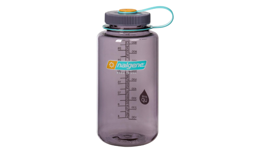 
Nalgene Sustain Tritan BPA-Free Water Bottle Made with Material Derived from 50% Plastic Waste, 32 OZ, Wide Mouth