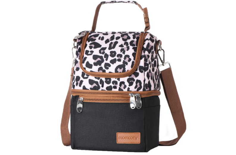  Momcozy Insulated Baby Bottle Bag, Multi-Function Breastmilk Cooler Bag, Fit as Wine Carrier or for Milk Bottles Like Dr. Brown, Comotomo, Philips, Nuk,