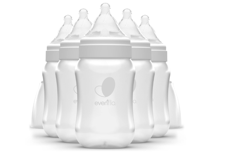Evenflo Feeding Premium Proflo Venting Balance Plus Wide Neck Baby, Newborn and Infant Bottles - Helps Reduce Colic - 9 Ounce (Pack of 6) 