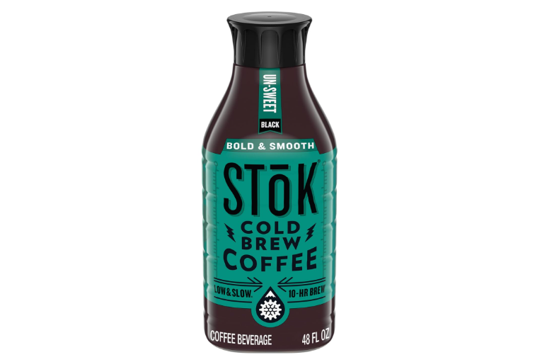  SToK Bold & Smooth Black Unsweetened Cold Brew Coffee, Ready to Drink Bottled Coffee, 48 fl oz