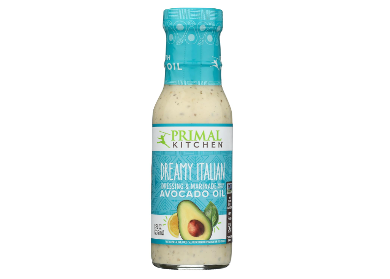 Primal Kitchen Dreamy Italian Salad Dressing & Marinade made with Avocado Oil, Whole30 Approved, Paleo Friendly, and Keto Certified, 8 Fluid Ounces 
