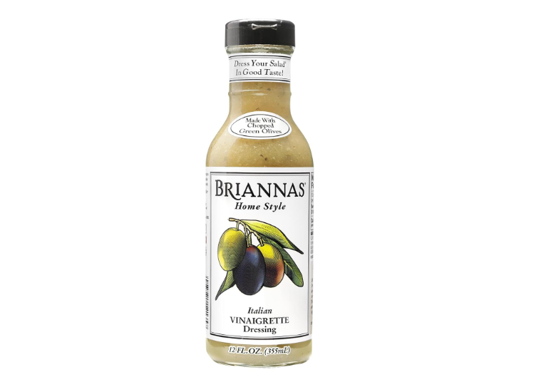 BRIANNAS - Home Style Italian Vinaigrette Dressing – Fine Salad Dressing made with Premium Ingredients - Gluten Free & Low Sugar Dressing - 12 oz. Bottle 