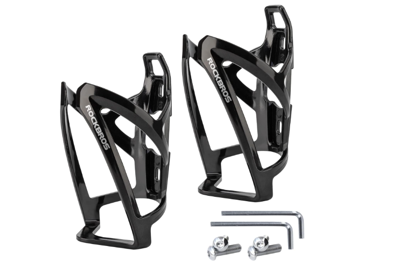 ROCKBROS Bike Water Bottle Holder Ultra-Light Bicycle Bottle Cages with Screws Tool, Universal Bike Cup Holder for Road MTB Mountain Bikes Cycling... 