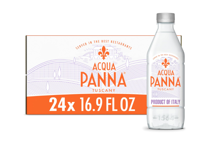 Acqua Panna Natural Spring Water, 16.9 Fl. Oz. Plastic Bottles, Pack of 24 