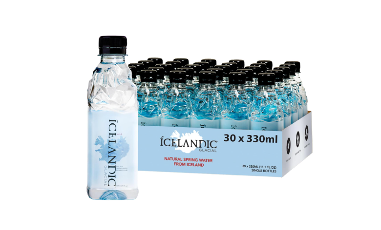 Icelandic Glacial Natural Spring Alkaline Water, 330 mL / 11.1 Fl Oz (Pack of 30) 