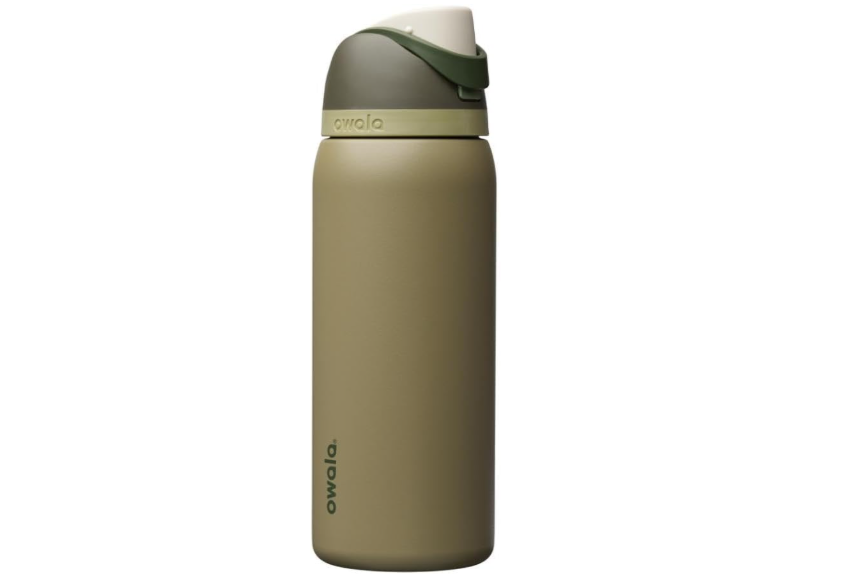 Owala FreeSip Insulated Stainless Steel Water Bottle with Straw, BPA-Free Sports Water Bottle, Great for Travel, 32 Oz, Off Road