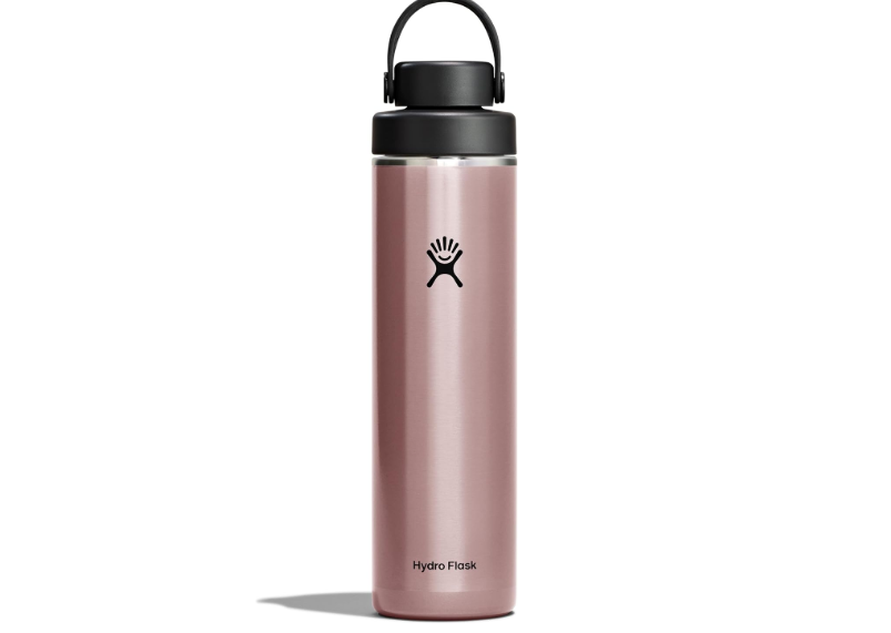 Hydro Flask Lightweight Wide Flex Chug Cap - Insulated Stainless Steel Water Bottle 24 Oz Quartz