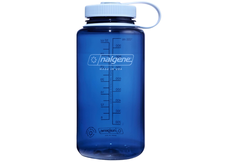 Nalgene 32 oz Wide Mouth Water Bottle | BPA-Free, Durable & Leak Proof, Lightweight Bottle for Hiking & Gym, Work & Travel