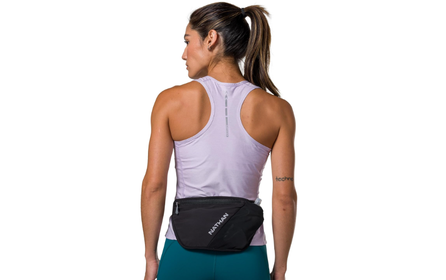 Nathan Hydration Belt for Running - Hydrapak Soft Flask 25 oz Bottle with ExoSpine - Breathable, Adjustable Comfort Fit - Angled Flask Holder - Pinnacle... 
