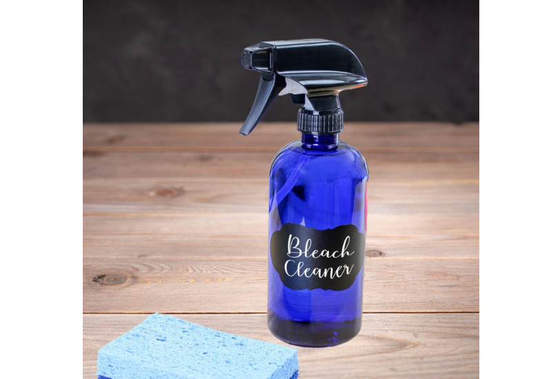 Cornucopia Brands 16oz Cobalt Blue PLASTIC Spray Bottles w/Heavy Duty Mist & Stream Sprayers and Chalkboard Labels (6-pack); PET #1 BPA-free, Use for... 