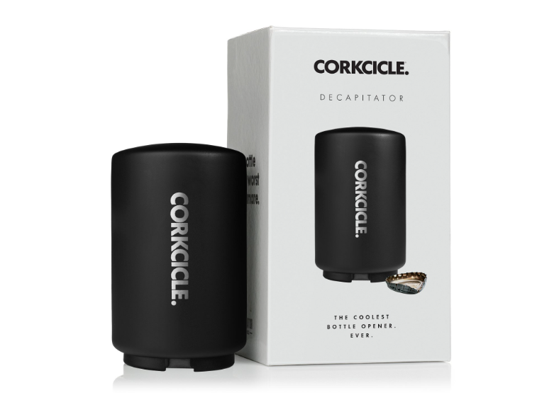 Corkcicle Decapitator Bottle Cap Opener, Black
