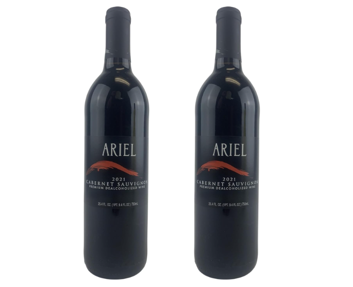 Ariel Cabernet Sauvignon Wine 750ML 2 PACK Alcohol Removed Dealcoholized 25.4 oz Red Oak Aged 