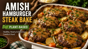 amish hamburger steak bake