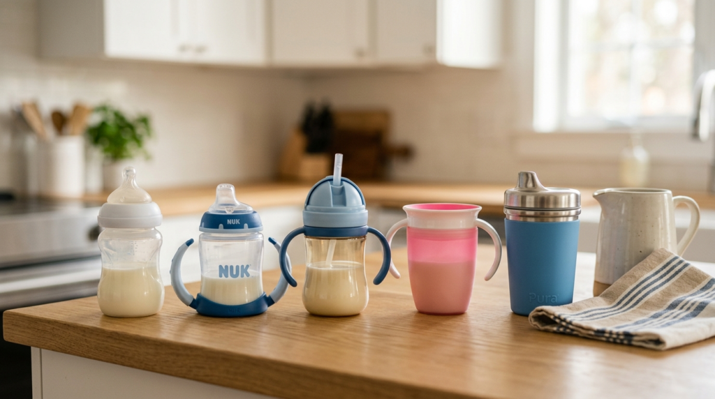 best transition cup from bottle for milk