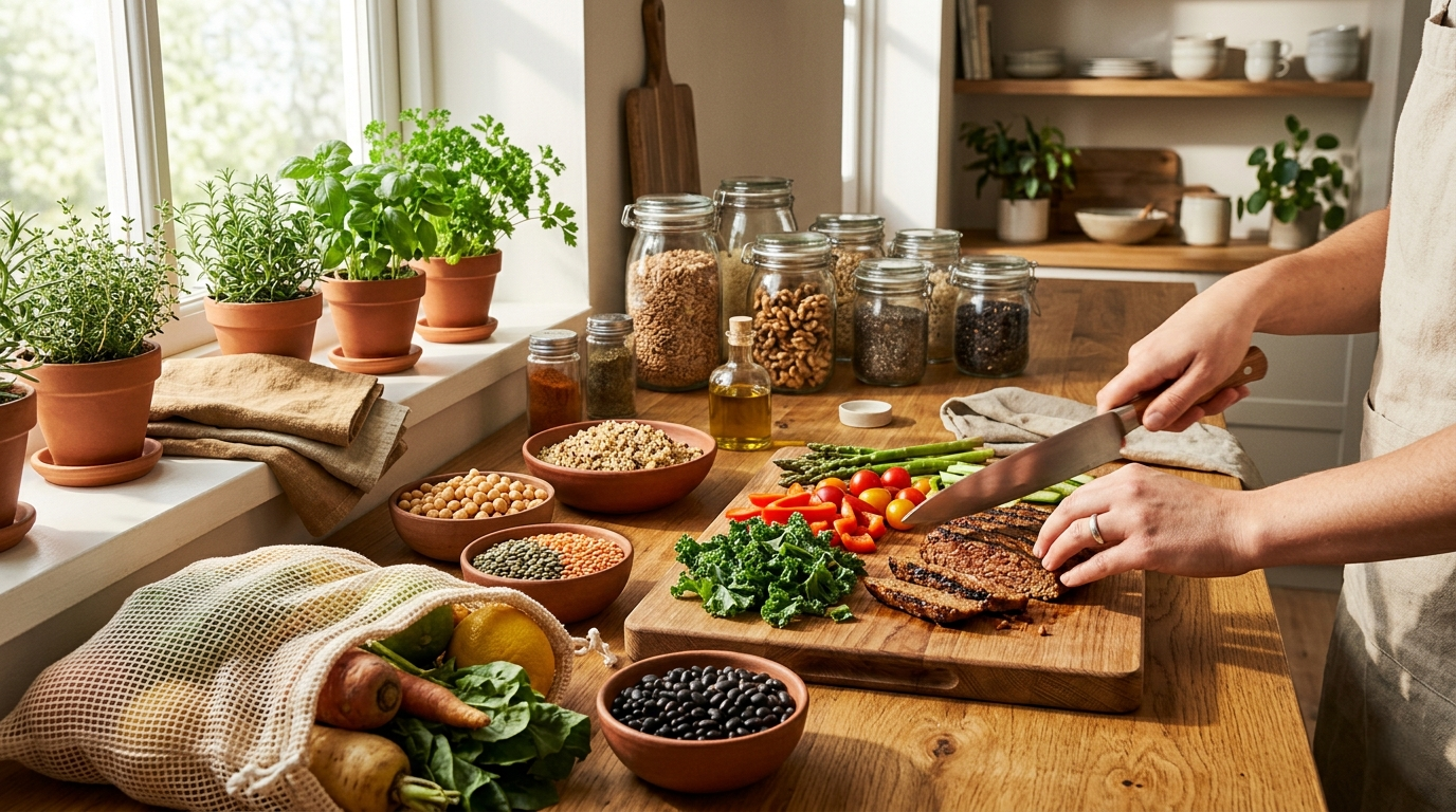 Sustainable plant-based steak alternatives with eco-friendly ingredients
