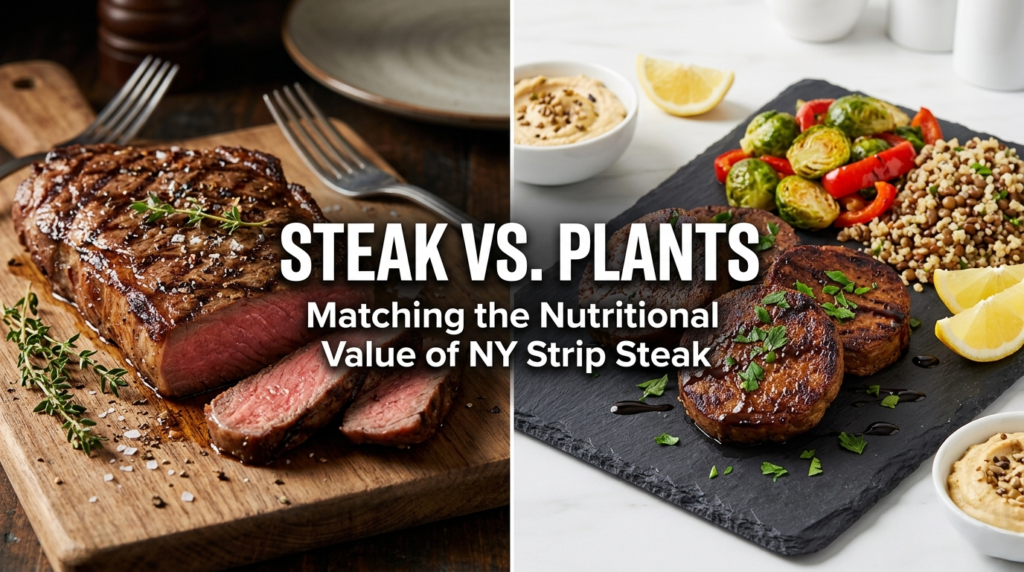 nutritional value of ny strip steak
