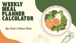 Weekly Meal Planner Calculator