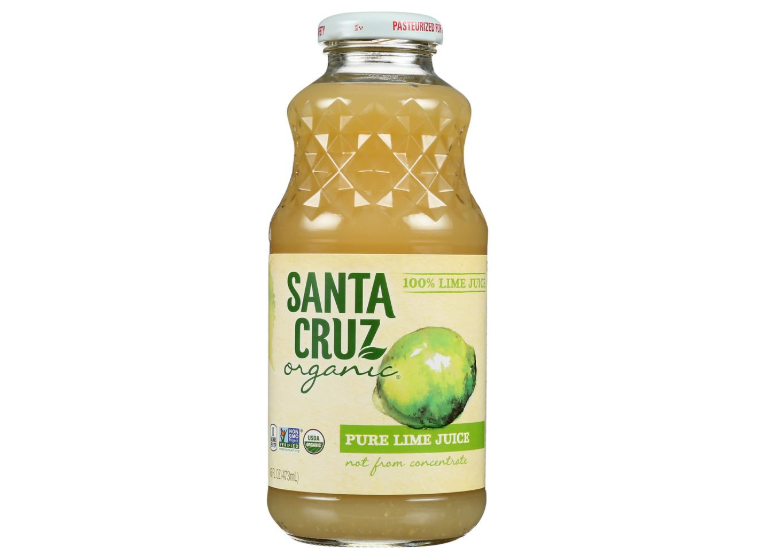 Santa Cruz Organic Pure Lime Juice -- 16 fl oz - 2 pc 