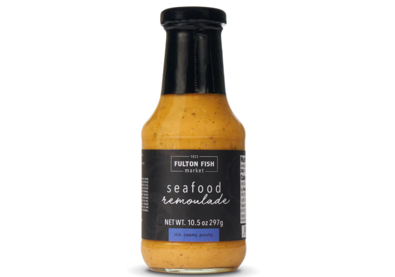 Fulton Fish Market Seafood Remoulade, Cajun-Inspired Creamy Dipping Sauce for Fried Fish & Shrimp, New Orleans Style, 10.5 oz