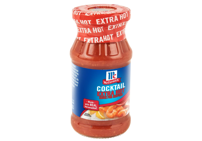 McCormick Golden Dipt Extra Hot Cocktail Sauce for Seafood, 8 fl oz