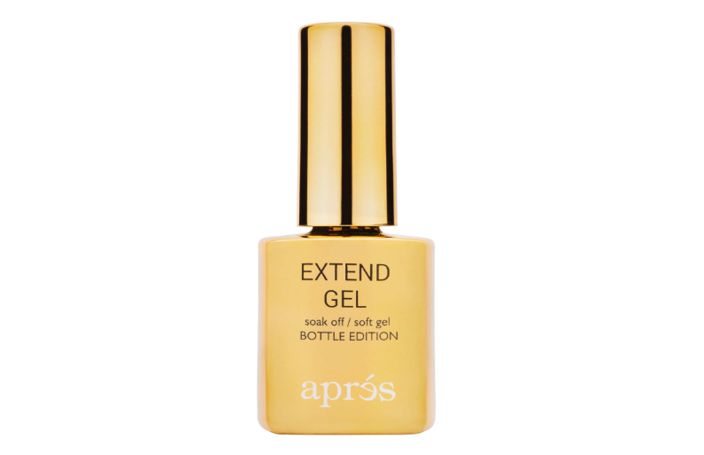 Apres Nail Extend Gel Gold Bottle | 15mL | Premium Quality | Soft Gel, Gel-X Tips Adhesive, Easy Application, Easy Removal, Soak Off, Applicator Included 