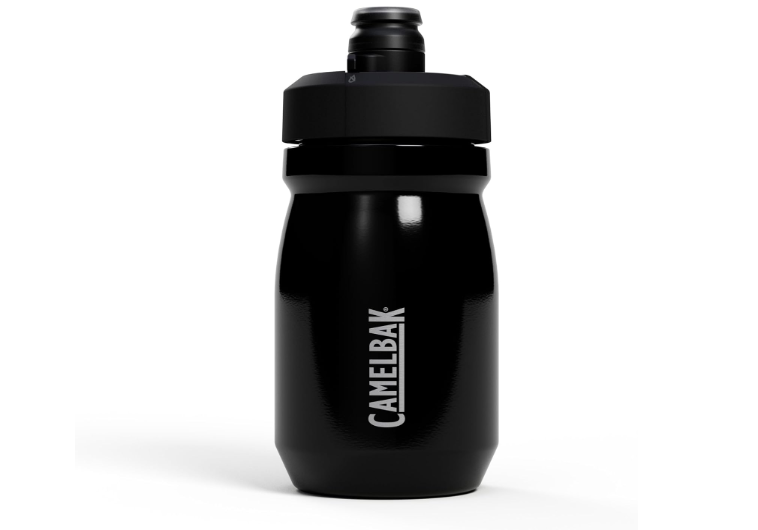 CamelBak Podium Steel Insulated Stainless Steel Bike Water Bottle, Cold Retention for Cycling, 12oz, Black 