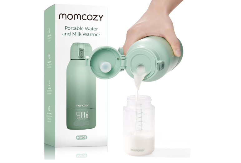 Momcozy Portable Bottle Warmer for Travel – Dual Heating Modes for Breast Milk & Water, Portable Milk Warmer with Fast Heating & Long Battery Life,...
