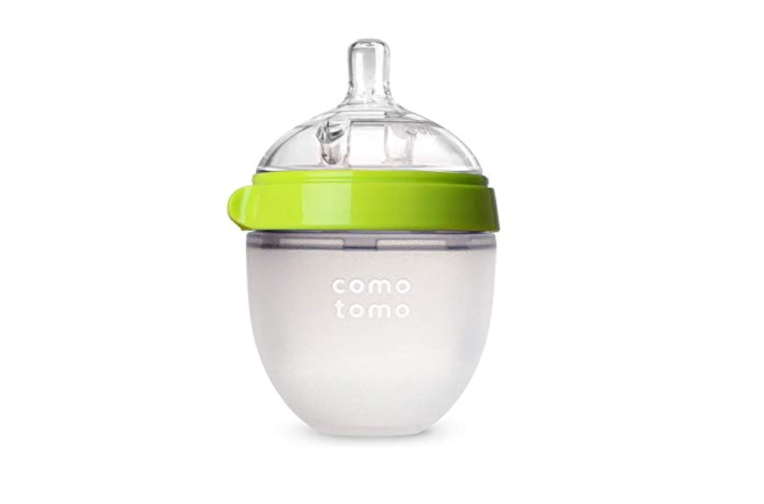 Comotomo Baby Bottle Single Pack, Green, 5oz