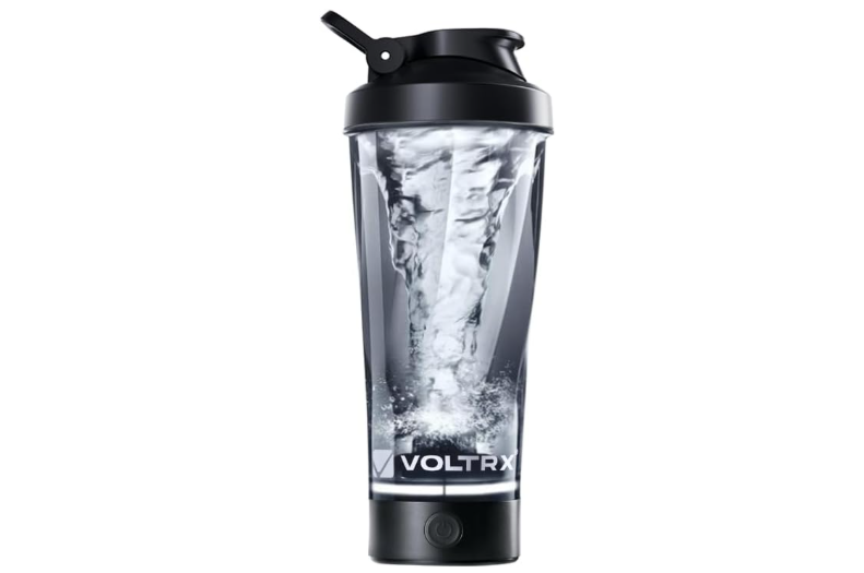 VOLTRX Premium Electric Protein Shaker Bottle, Made with Tritan - BPA Free - 24 oz Vortex Portable Mixer Cup/USB Rechargeable Shaker Cups for Protein Shakes