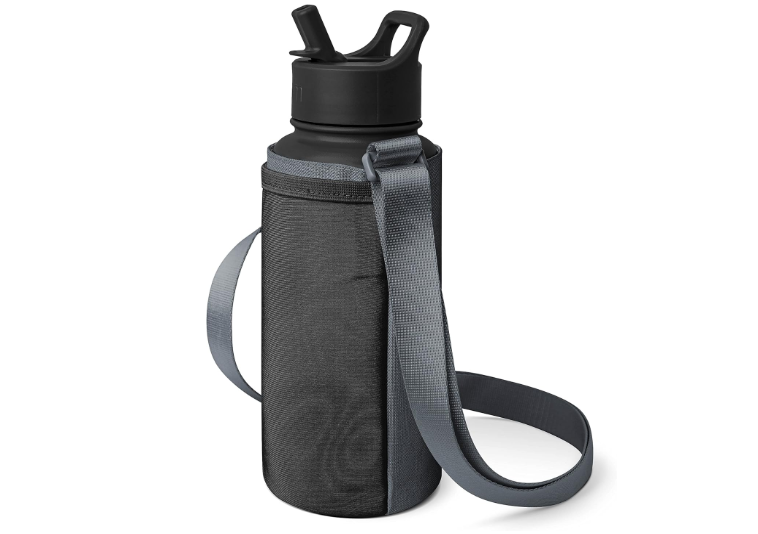 Simple Modern Water Bottle Carrier Sling with Adjustable Strap | Bottle Holder Sleeve for Walking, Hiking and Traveling | Summit Collection | Slate