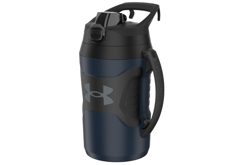 Under Armour Insulated Water Bottle with Handle & Fence Hook, Half Gallon Sports Water Jug, Leak-Resistant & BPA-Free for Baseball, Football &...