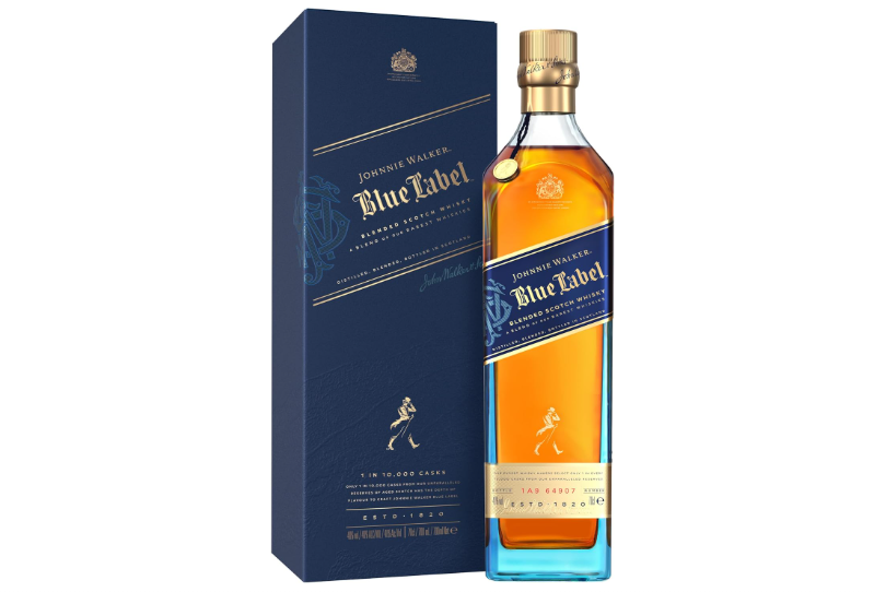 Johnnie Walker Blue Label | Blended Scotch Whisky | 40% vol | 70cl | Great for Drinks Connoisseurs | Exquisite Scottish Whisky | with Gift Box