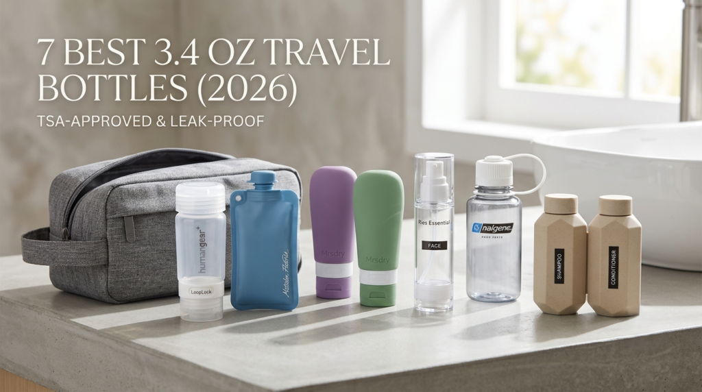 best 3.4 oz travel bottles