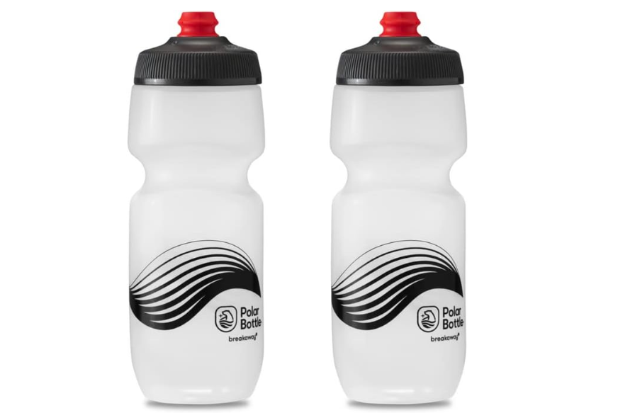 Polar Bottle Breakaway Single Wall by HydraPak (20oz, 24oz, 30oz) - BPA-Free, Cycling & Sports Squeeze Bottle