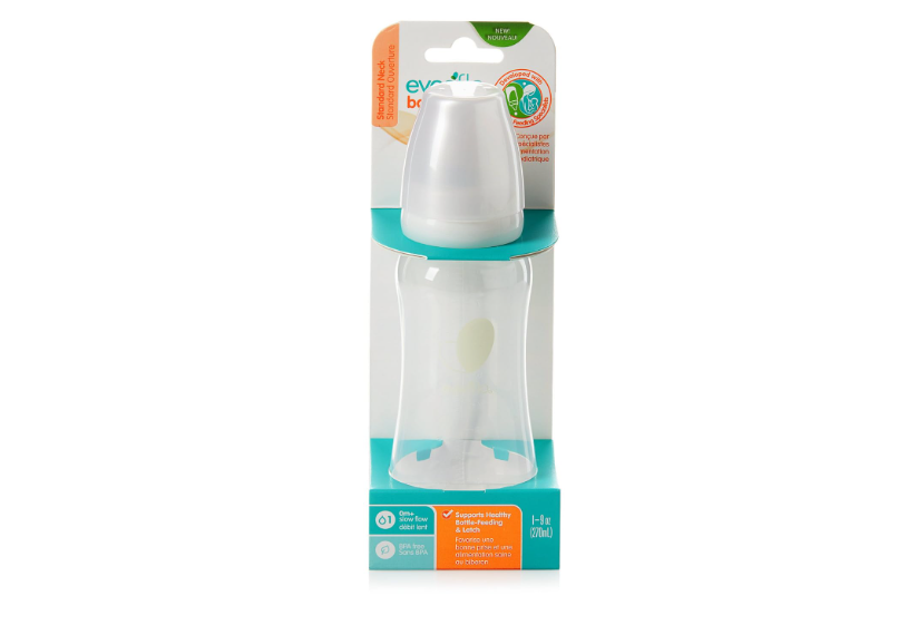 Evenflo Feeding Balance + Standard Neck Plastic Baby Bottle (9 OZ)