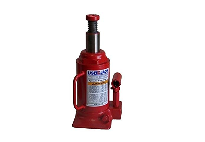 U.S. JACK D-51125 12 Ton Bottle Jack Made in USA NSN: 5120-00-224-7330