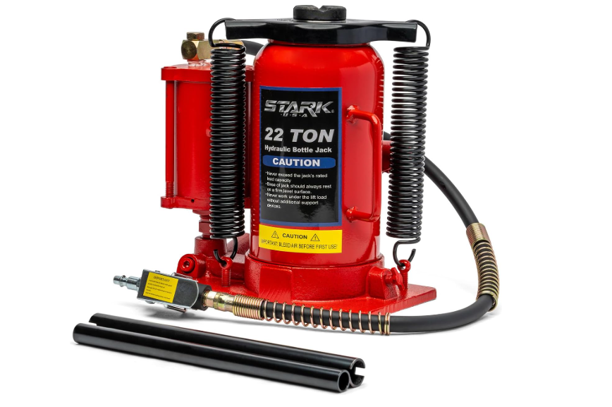 Stark USA 22 Tons Pneumatic Air Bottle Hydraulic Manual Bottle Jack Hoist Maintenance of Automobiles, Agricultural Vehicles, Trucks, Mobile Machinery