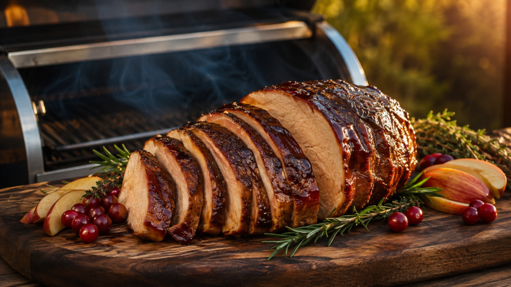 smoking a turkey on a pellet grill