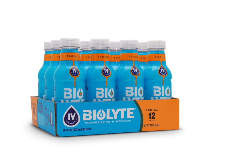 BIOLYTE Electrolyte Drink - Doctor-Formulated Hydration Drink, HSA & FSA Electrolytes Water, Chemotherapy Must Haves for Women & Men, Rehydration IV... 